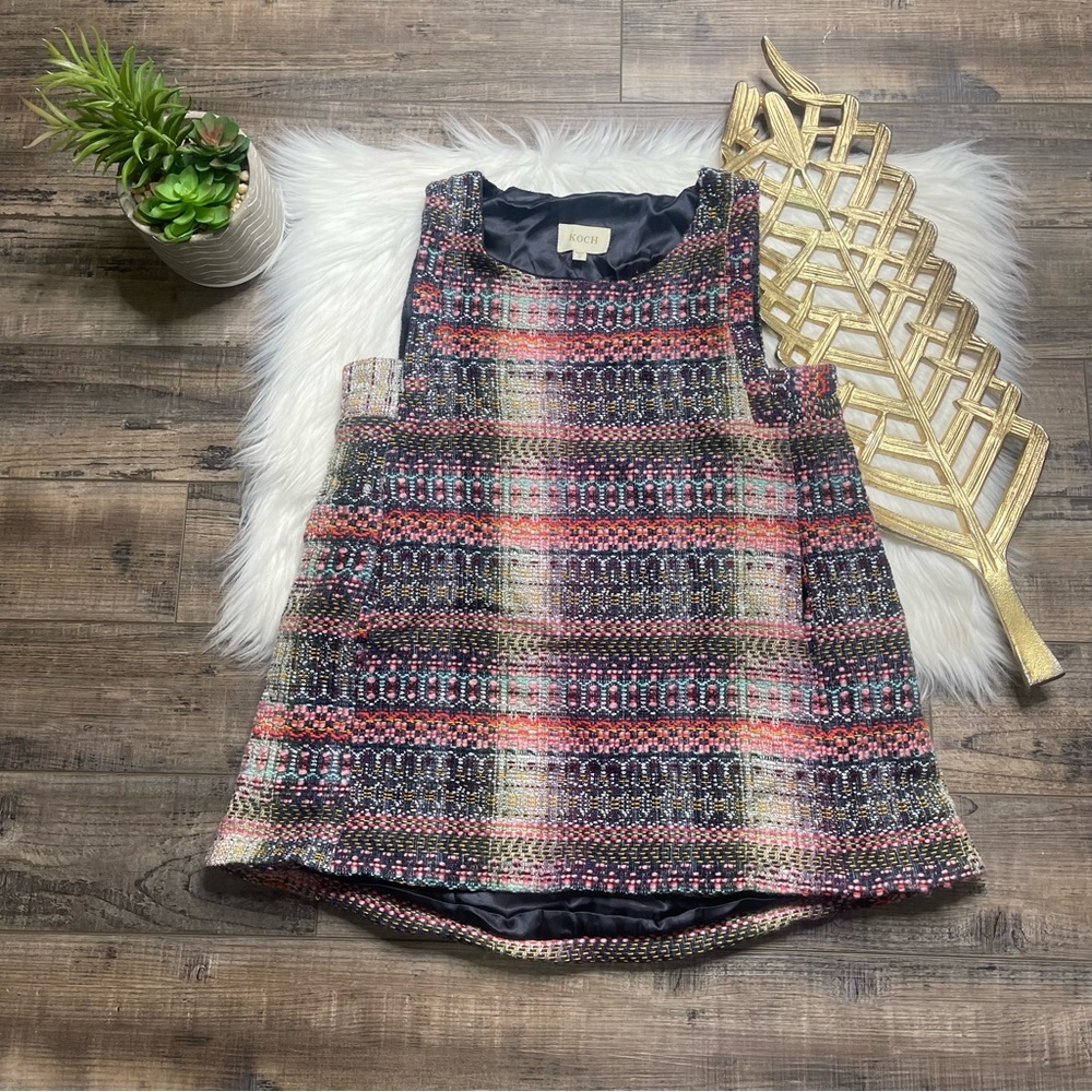Koch Tweed Sleeveless Wool‎ Top